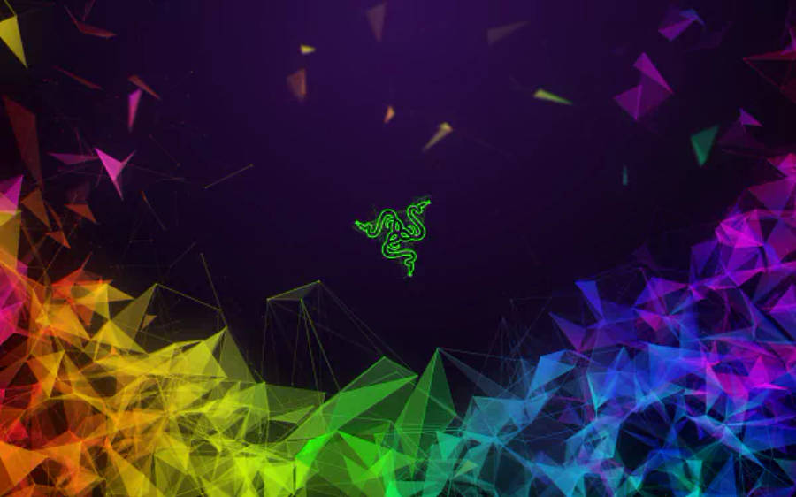 Razer霓虹图案4K 壁紙