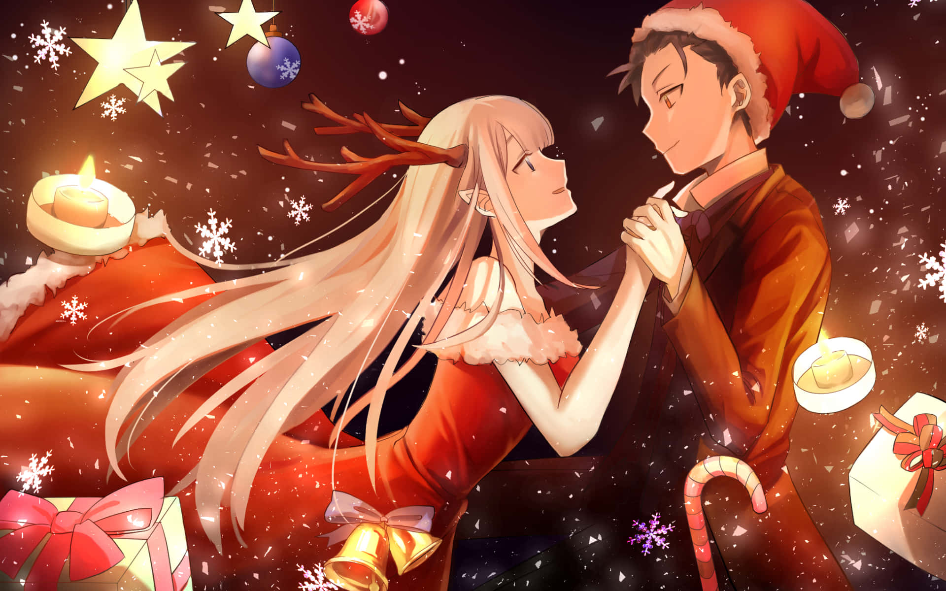 Re: Zero 動漫聖誕情侶圖 壁紙