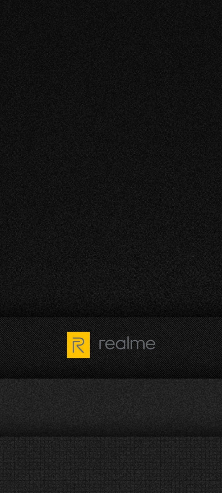 Realme 標誌黑灰 壁紙