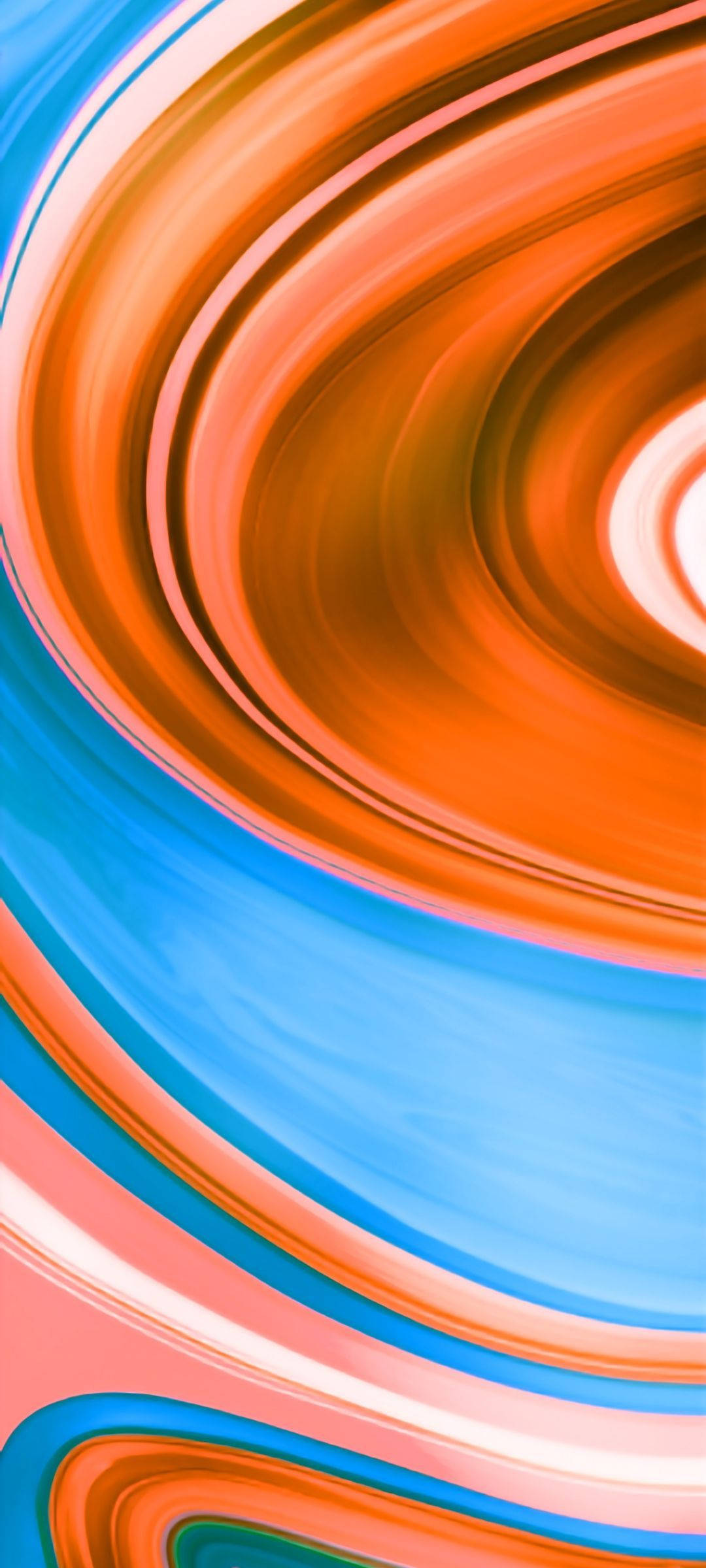 「活力現代 Redmi 9 橘藍漸層」 壁紙