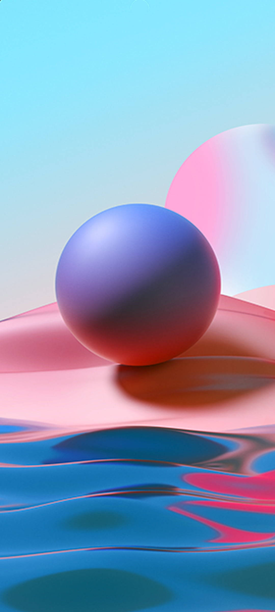 球落水面 小米Redmi Note 9 壁紙