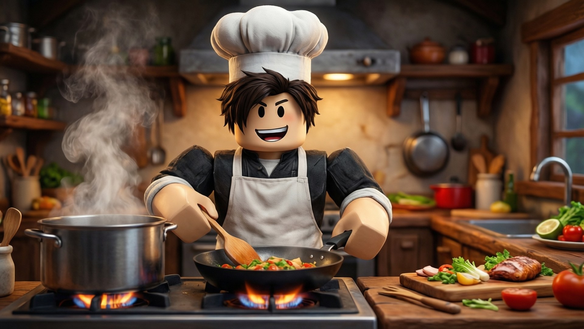 Roblox 厨师头像 壁紙