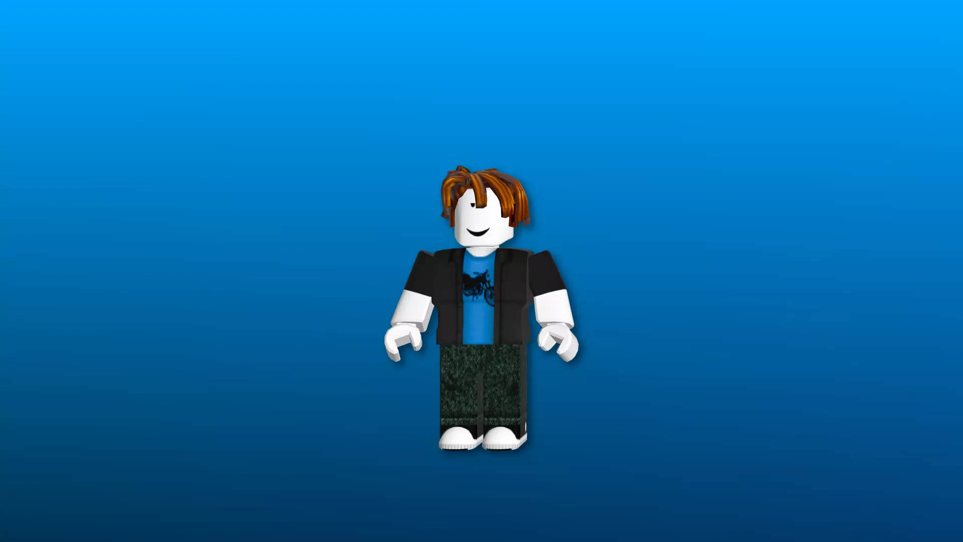 Roblox 藍色虛擬角色 壁紙