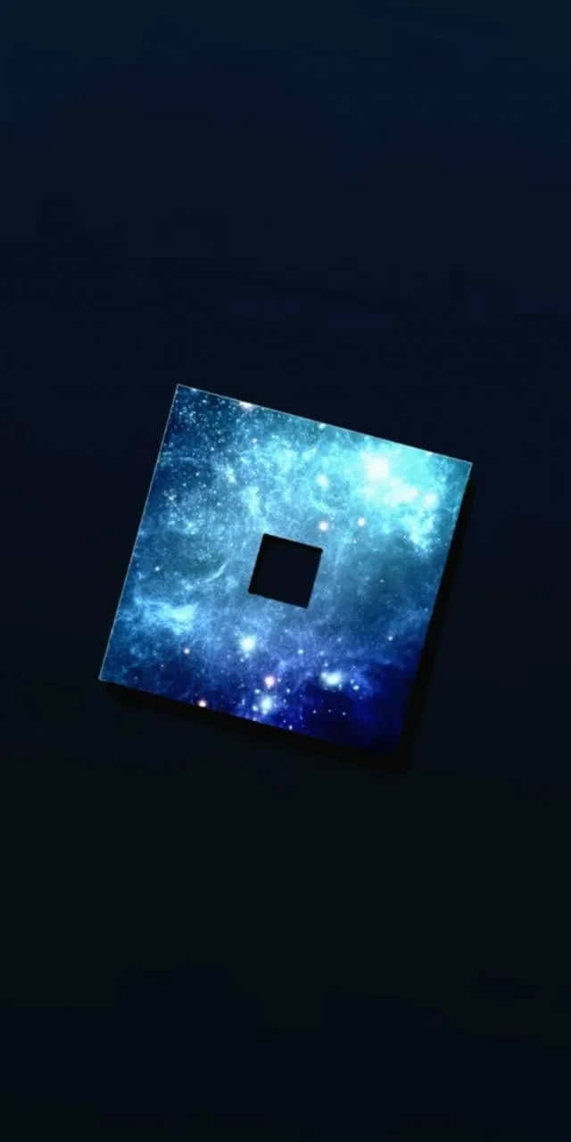 閃耀藍色Roblox標誌 壁紙
