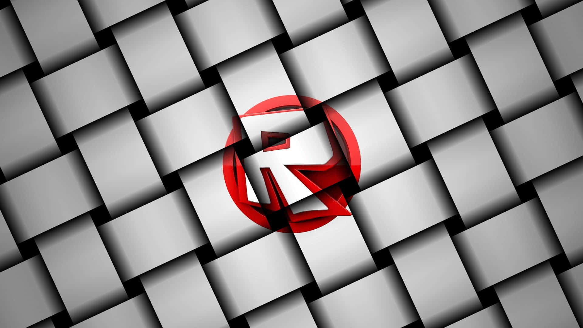 Roblox 標誌印在矩形積木上 壁紙