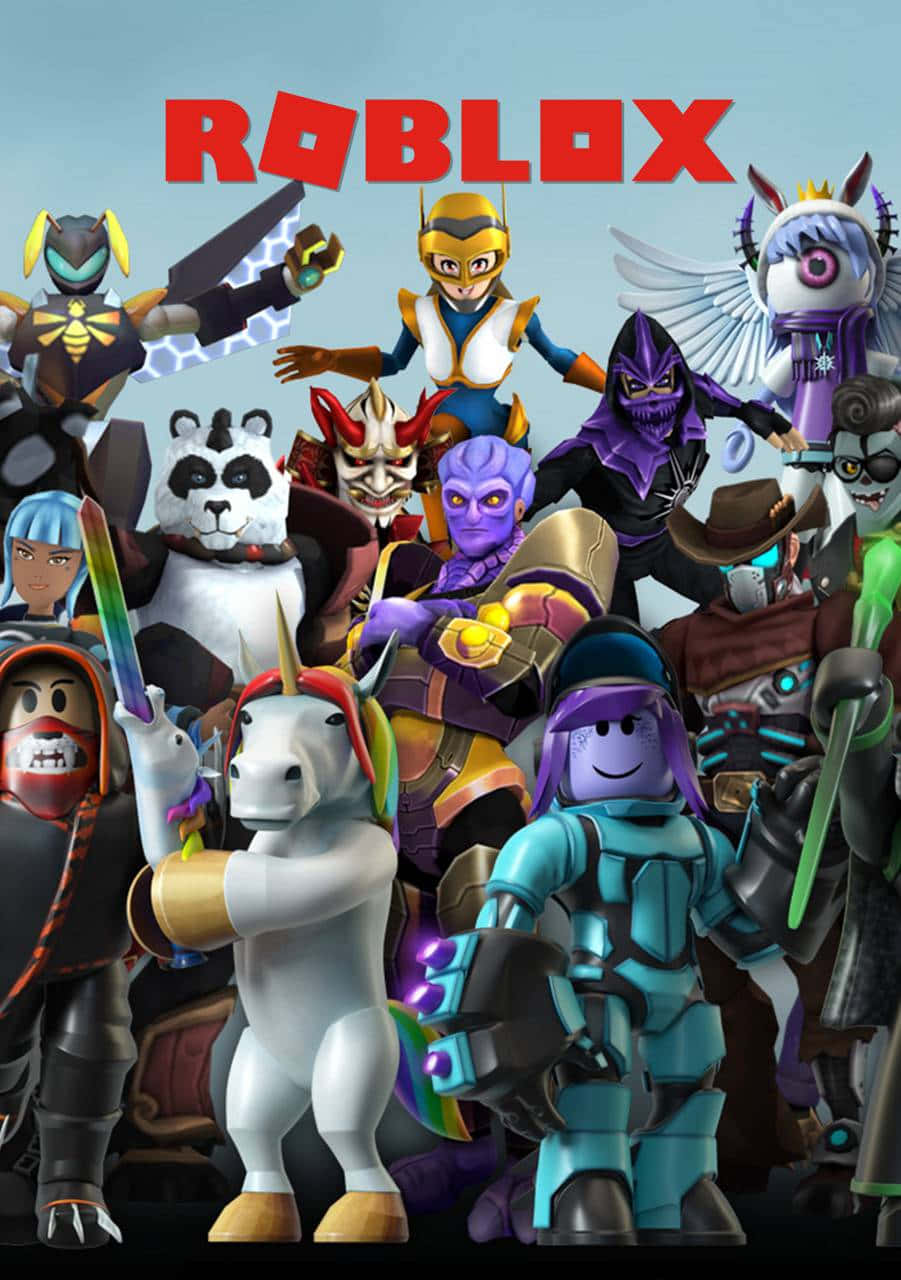 Roblox 酷炫角色海報 iPhone 壁紙