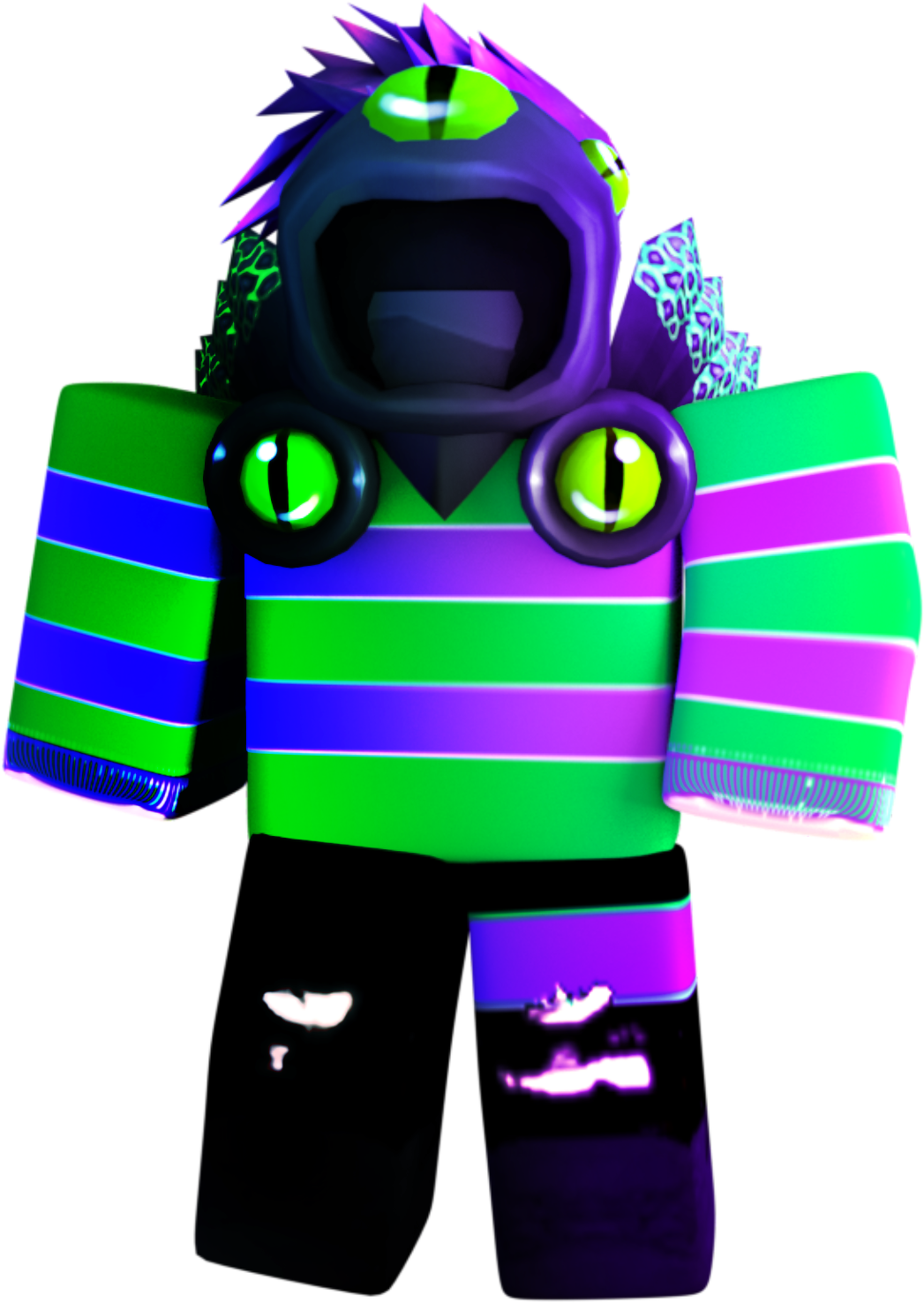多彩的 Roblox 角色渲染图 壁紙