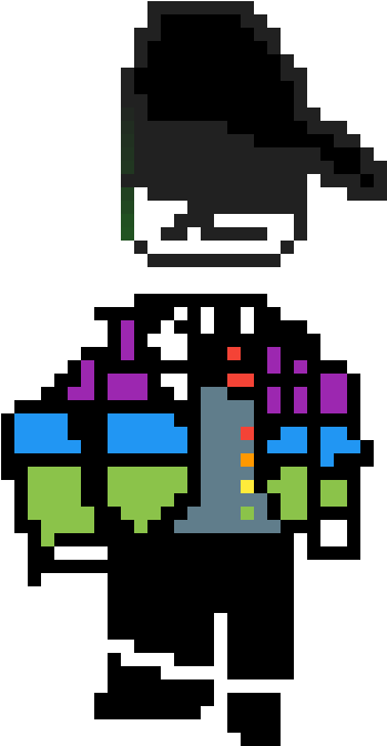 像素化Roblox角色站立 壁紙