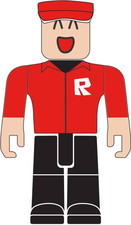 Roblox 角色紅色上衣 R 標誌 壁紙