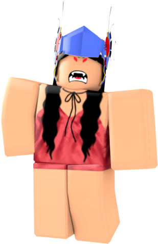 Roblox 角色 美洲原住民 头饰.PNG 壁紙