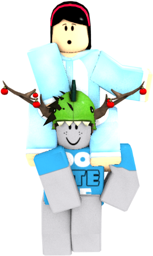 Roblox 角色節日服裝 馴鹿帽 壁紙