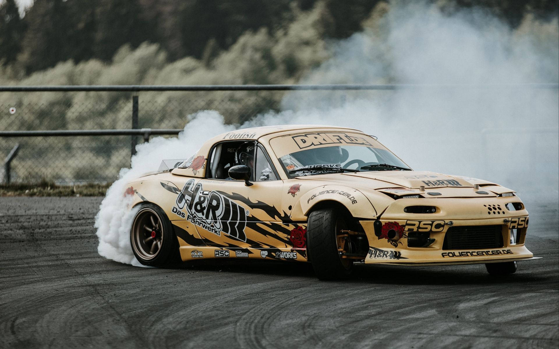 马自达RX-7漂移赛车 壁紙