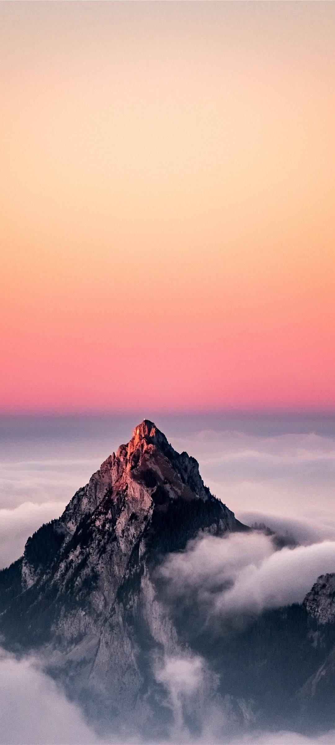 Samsung A71 山巔雲海 壁紙