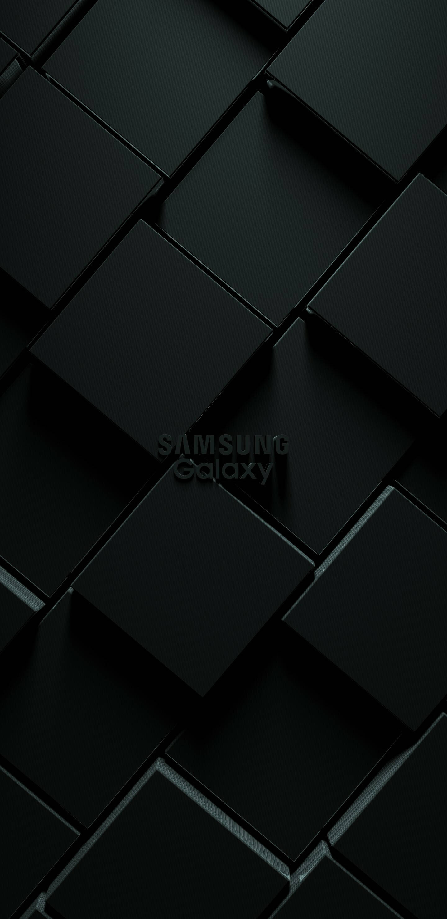 Samsung Galaxy 3D 暗黑美学立方体 壁紙
