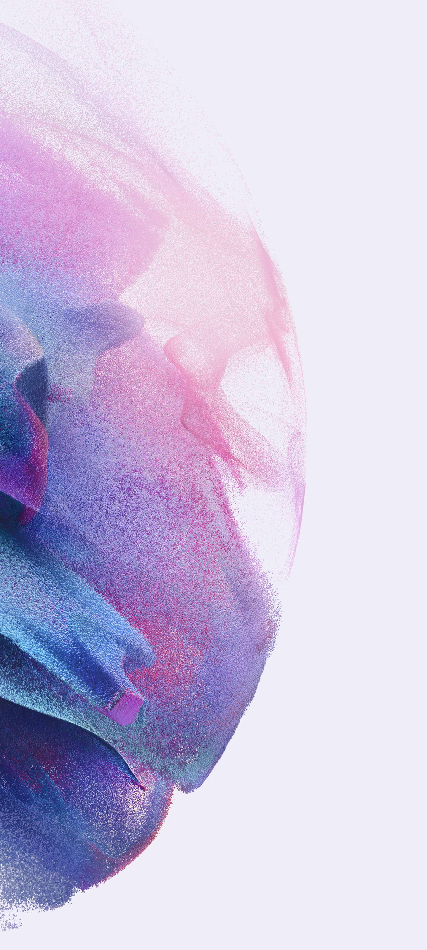 Samsung Galaxy 4K 粉蓝渐变烟雾 壁紙