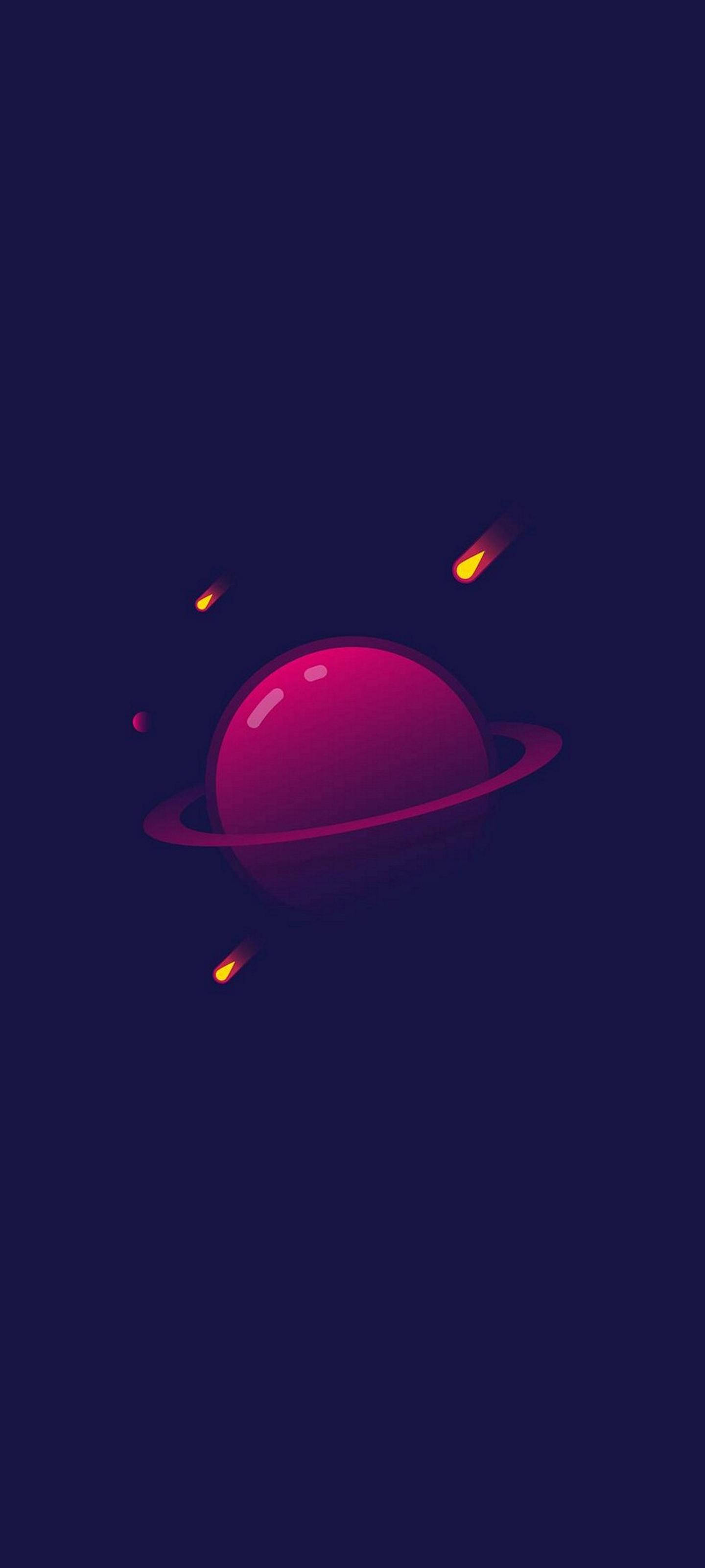 Samsung S21 Ultra 土星與彗星 壁紙