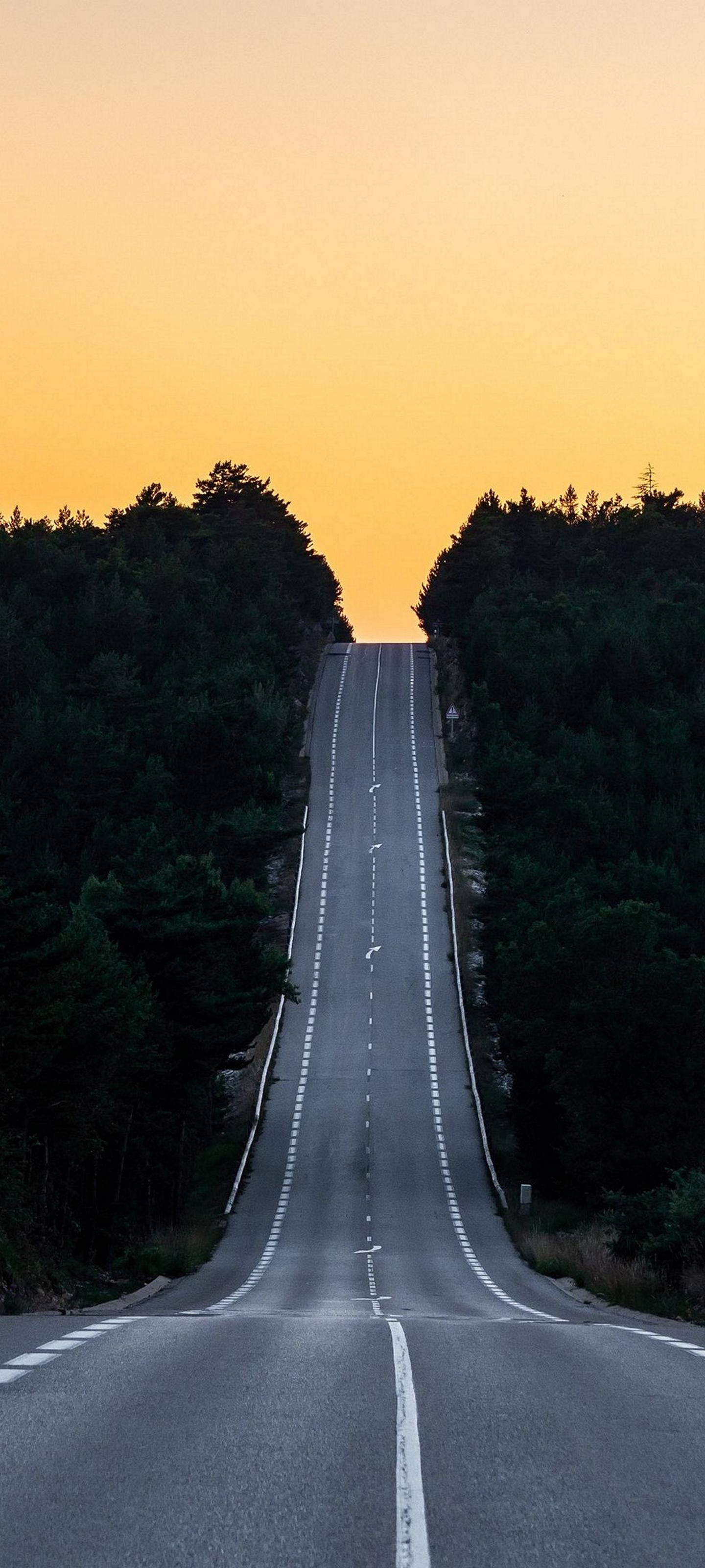 Samsung S21 Ultra 上坡道路 壁紙