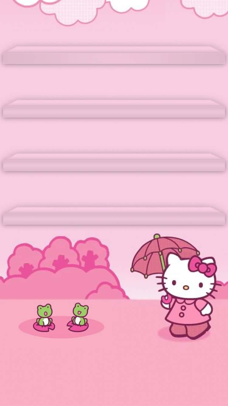 Sanrio 粉色電話 壁紙