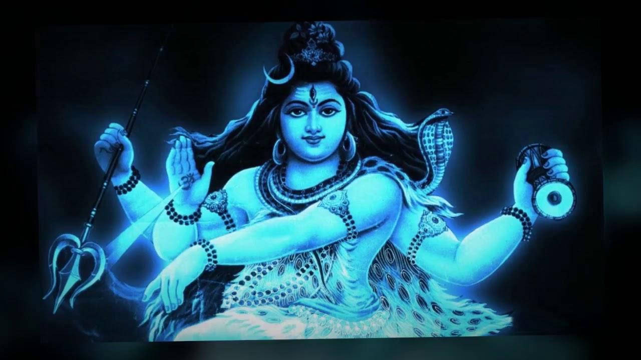 Shiv Shankar 霓虹藍 HD 桌布 壁紙