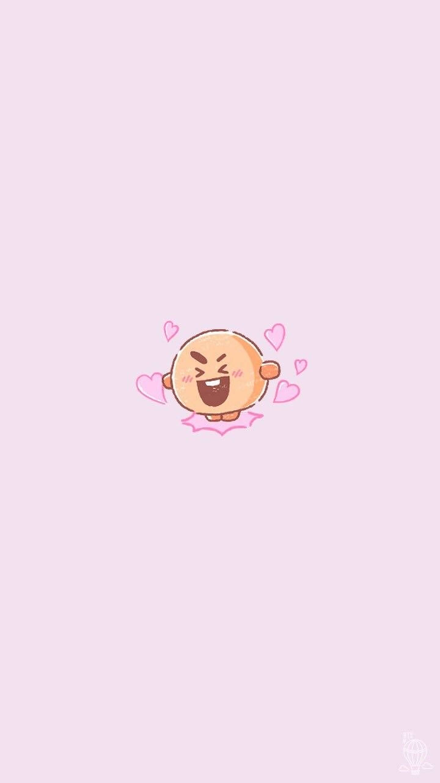 Shooky BT21 極簡海報 壁紙