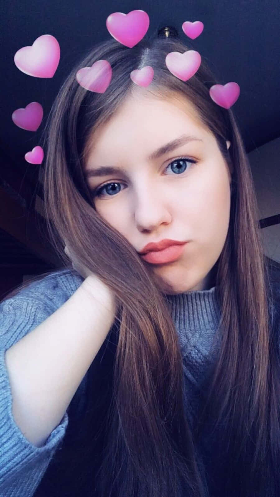 Snapchat 可愛女孩照片 壁紙