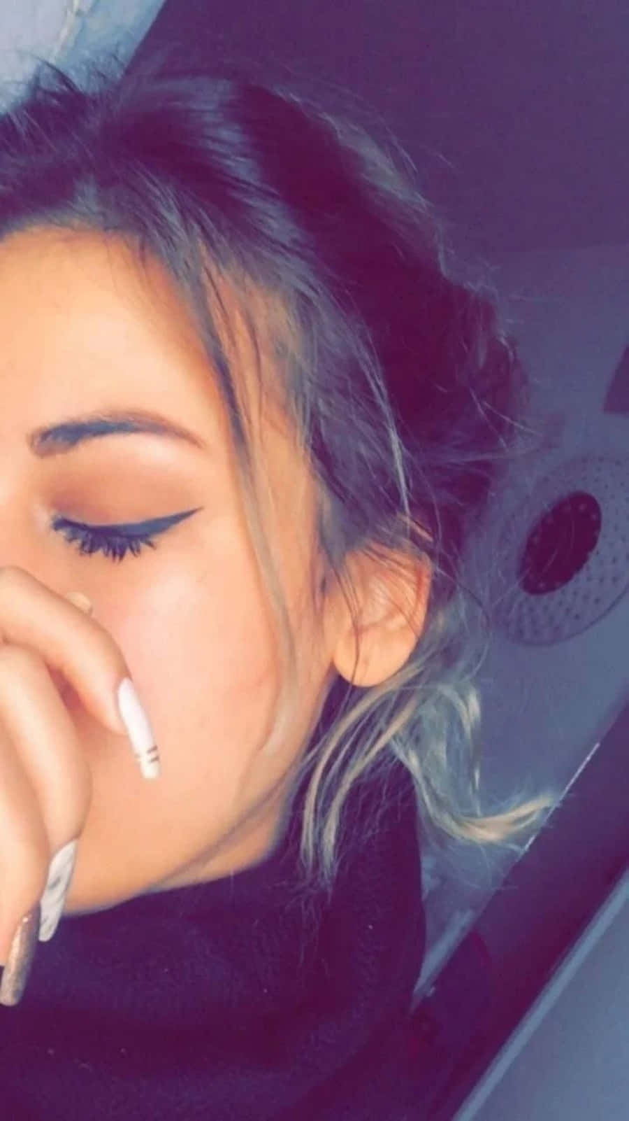 Snapchat 悲傷女孩照片 壁紙