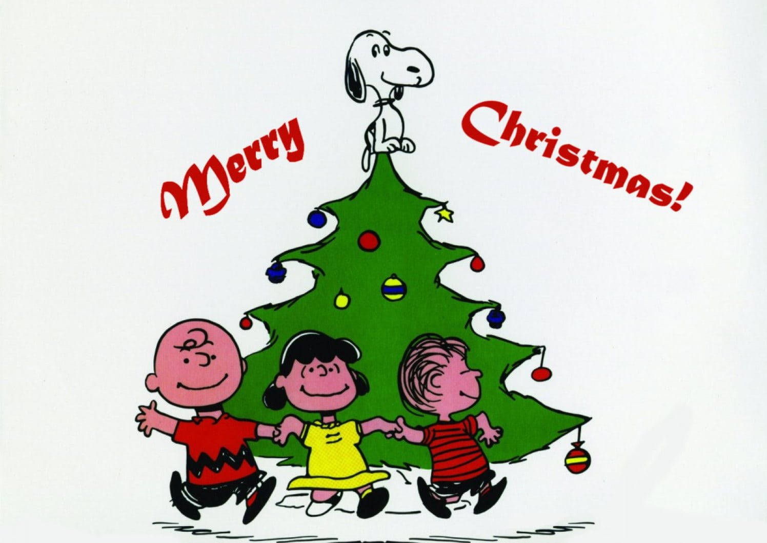 Snoopy 聖誕樹頂 壁紙