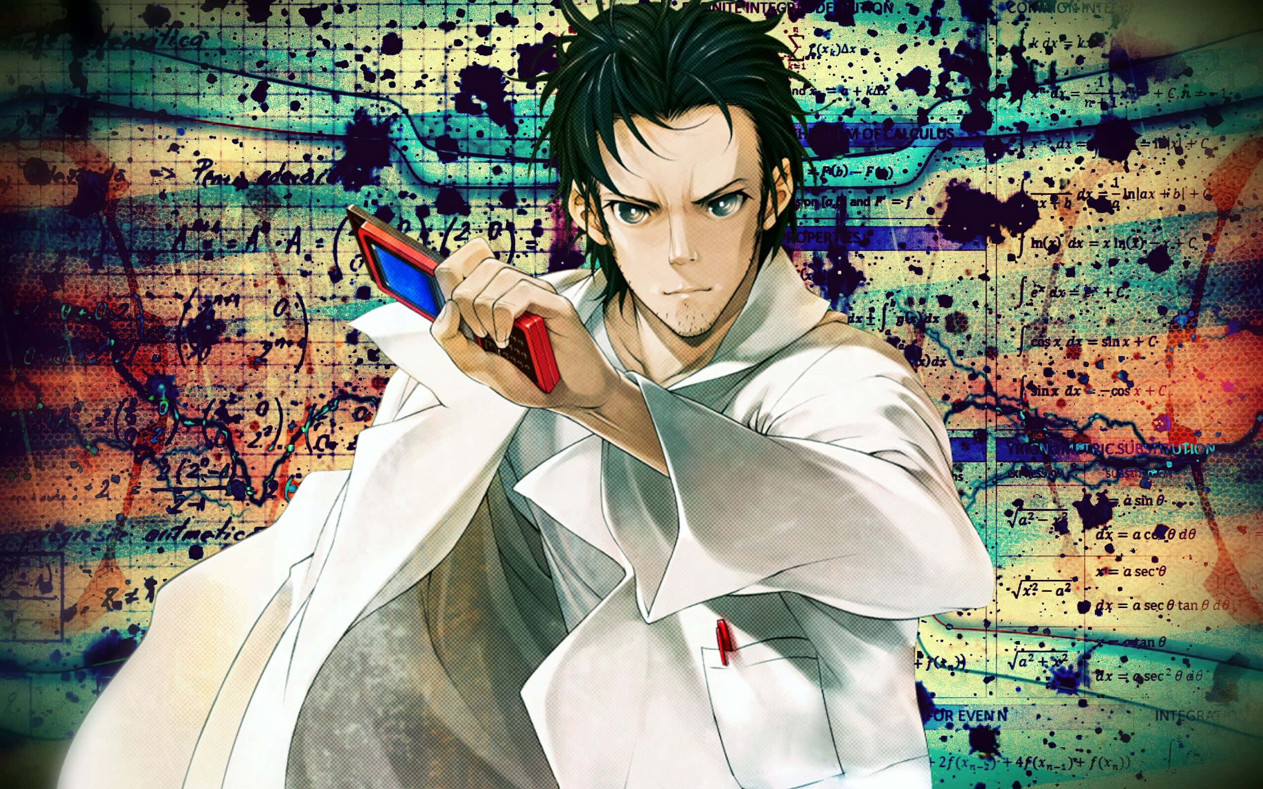 冈部伦太郎 - 《 Steins;Gate 》的古怪科学家 壁紙