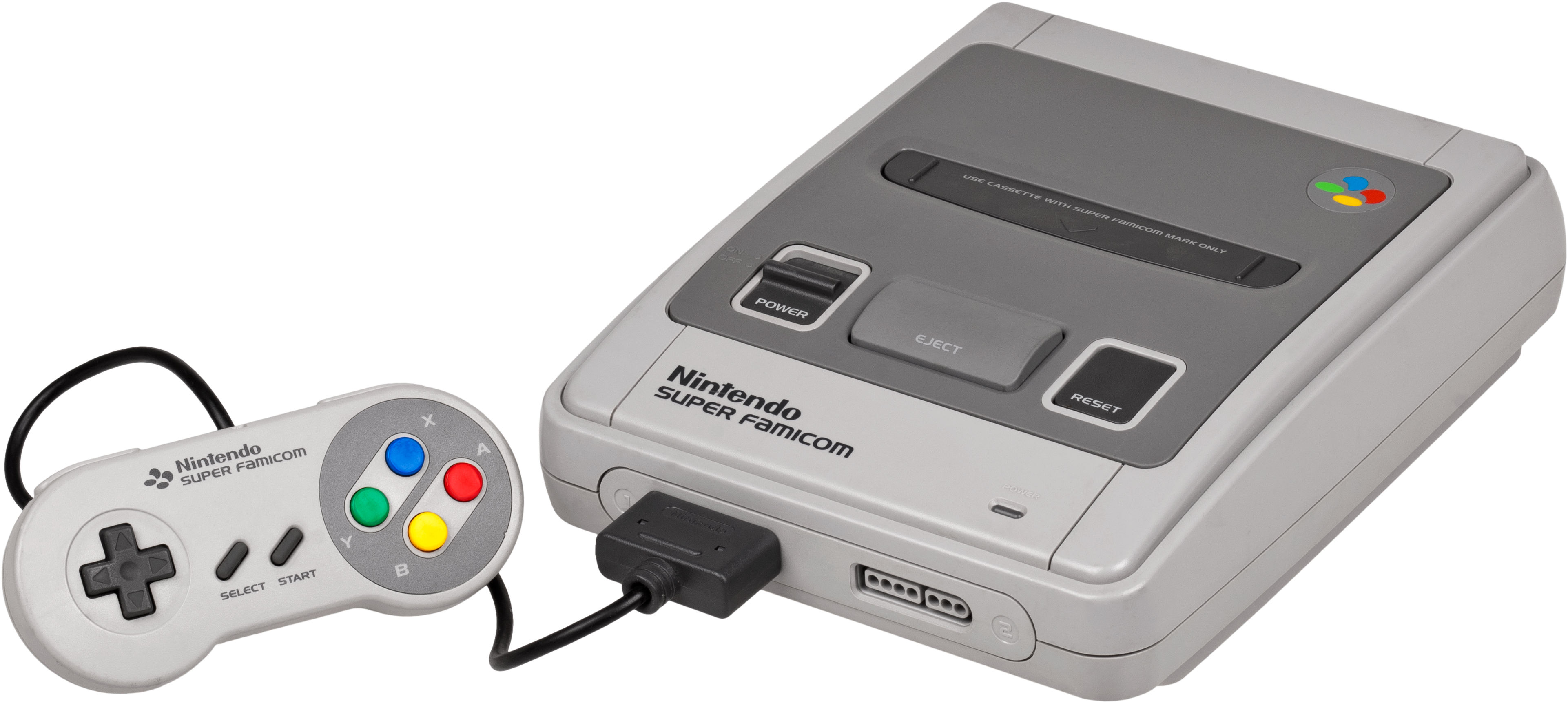 Super Famicom 主機與控制器 壁紙