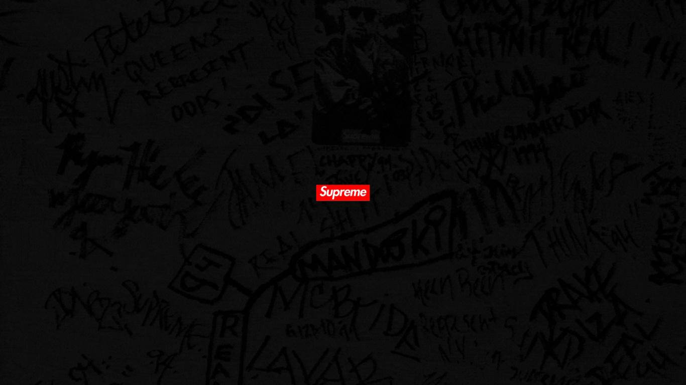 Supreme 塗鴉筆電桌布 壁紙
