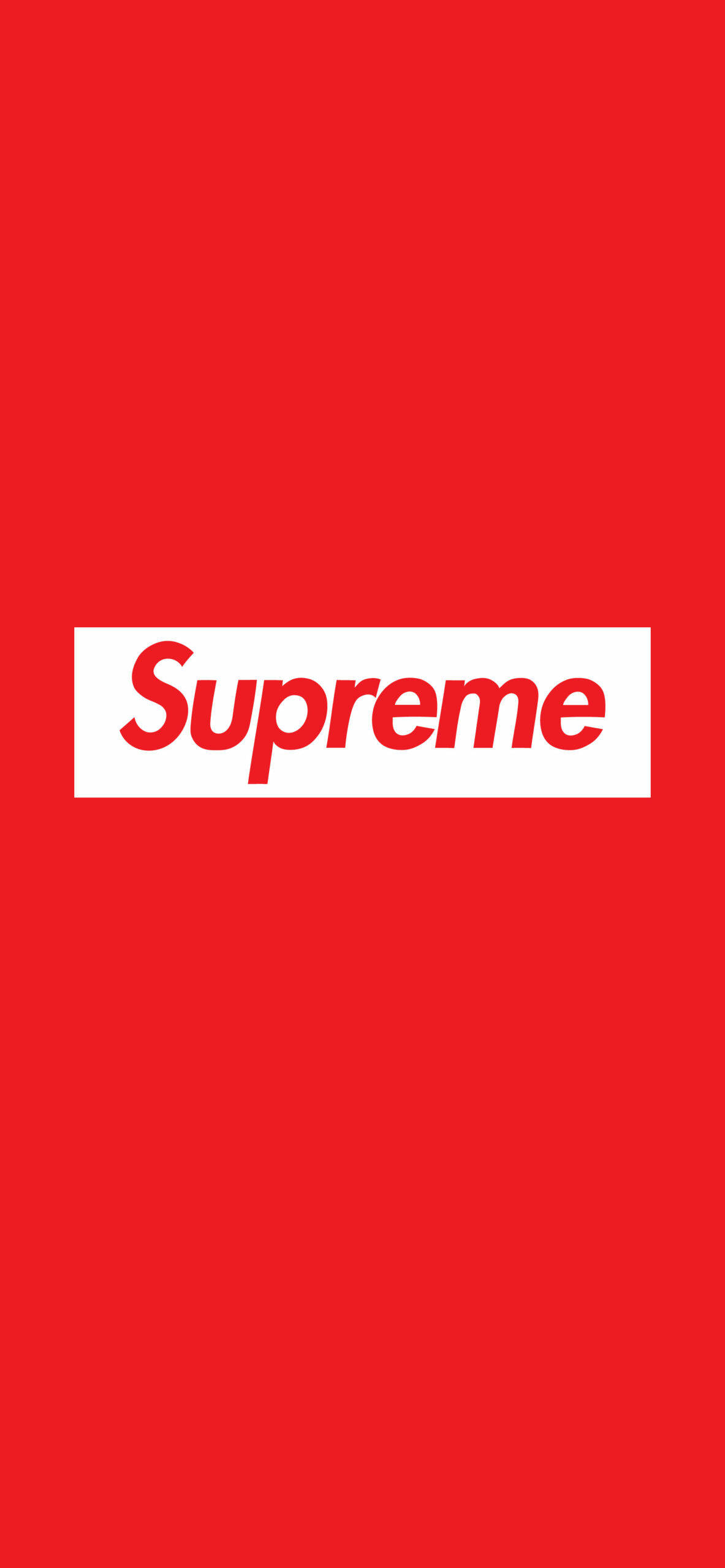 簡約紅色Supreme 壁紙