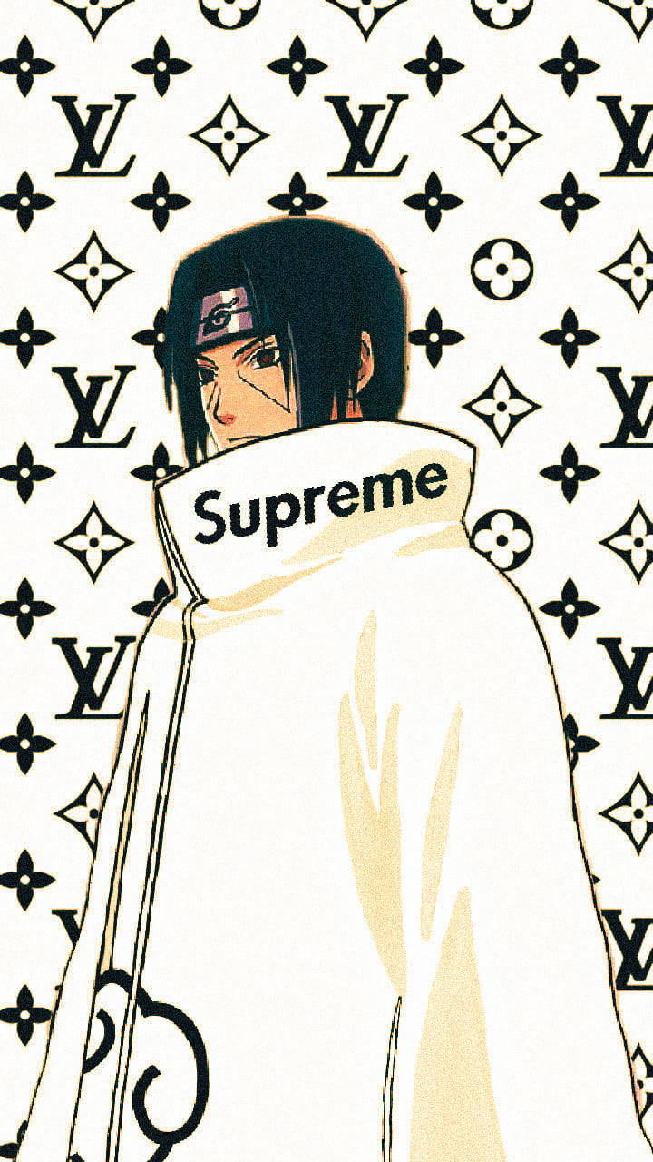 火影忍者 宇智波鼬 白色 Supreme 壁紙