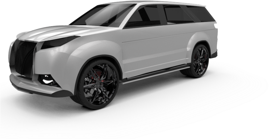 未來感SUV概念車3D渲染 壁紙
