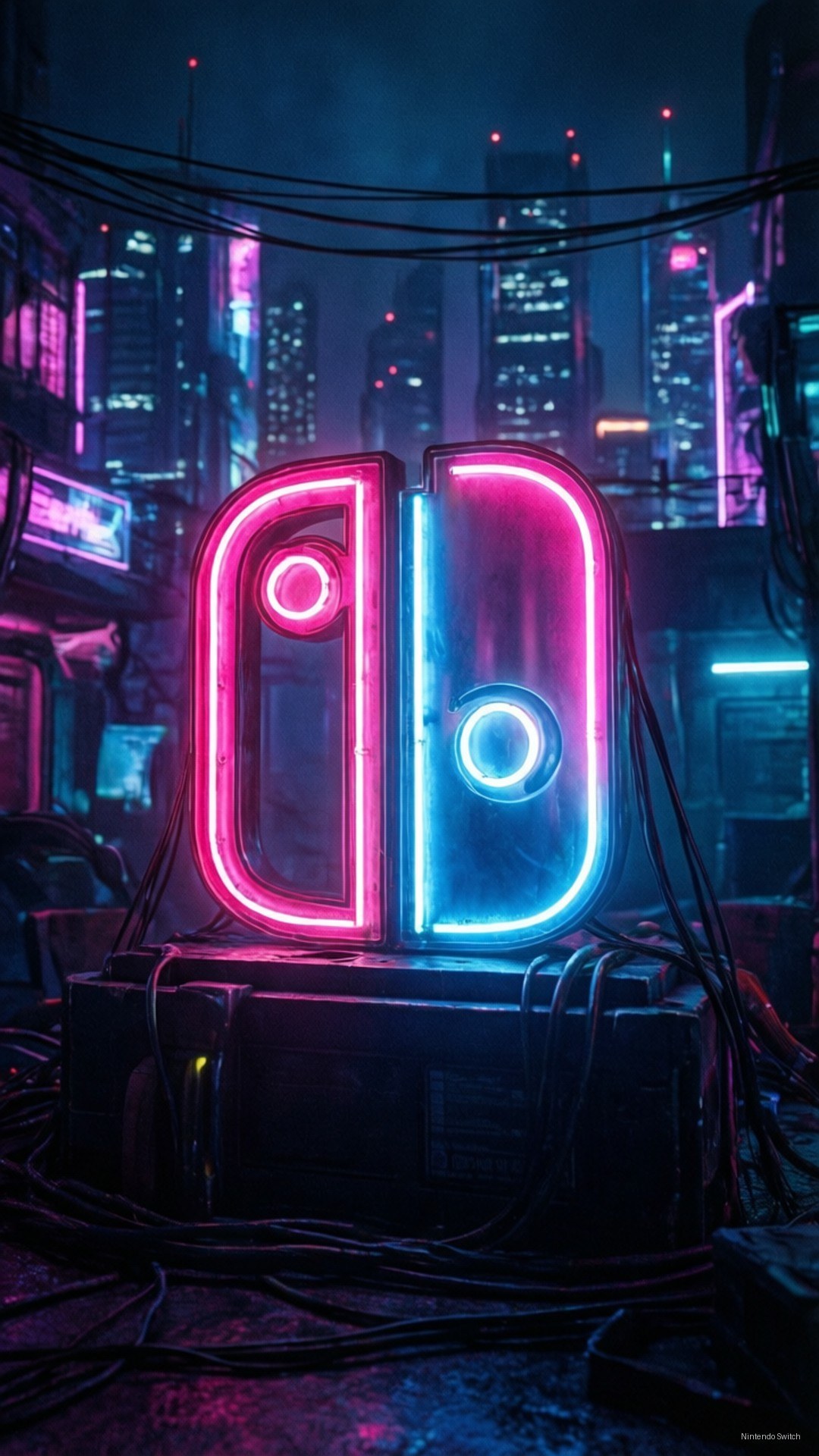霓虹Switch標誌 壁紙