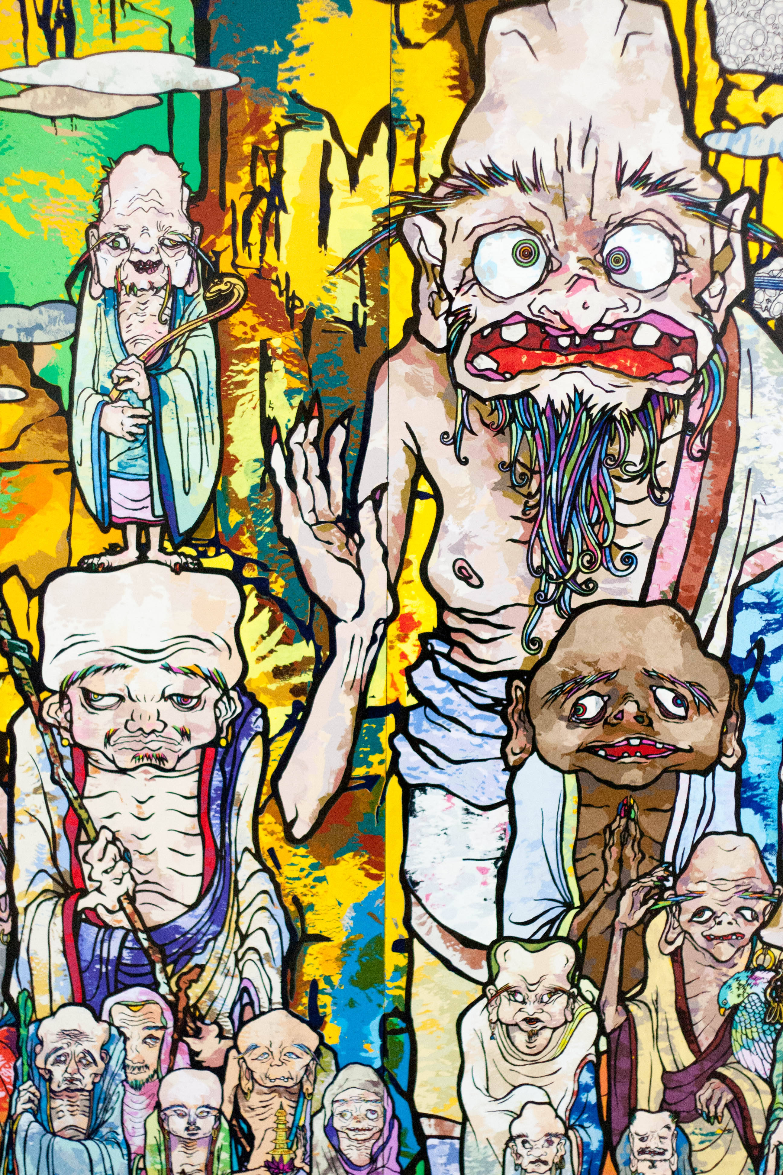 Takashi Murakami 老人 4K 壁紙
