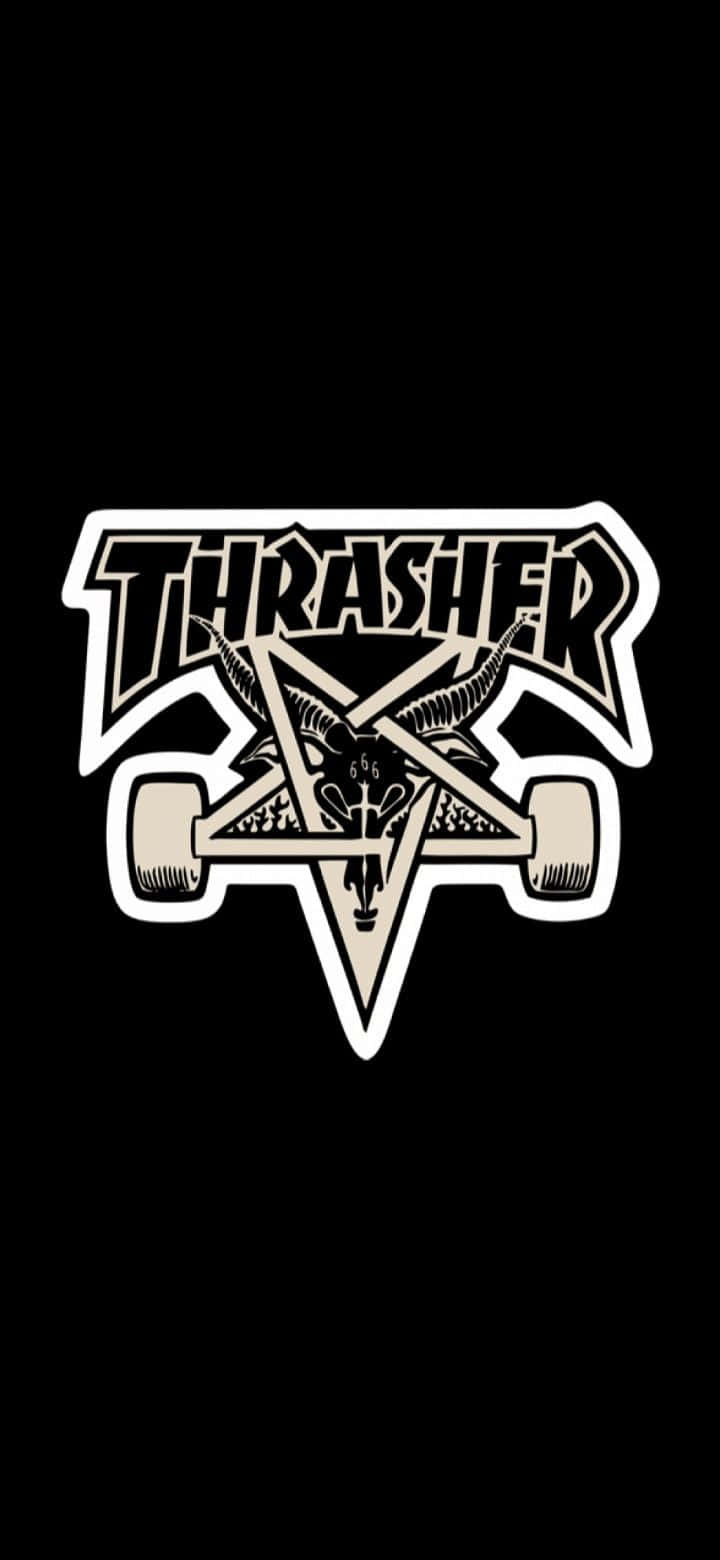 thrasher 标志贴纸 壁紙