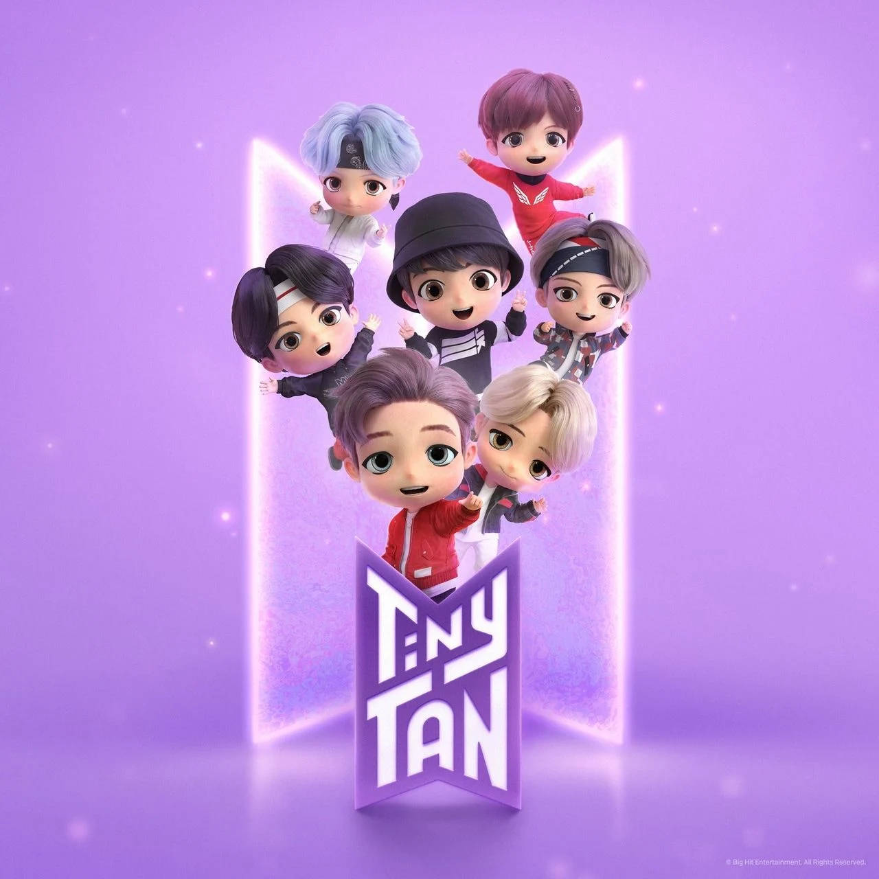 Tiny Tan BTS 標誌 壁紙