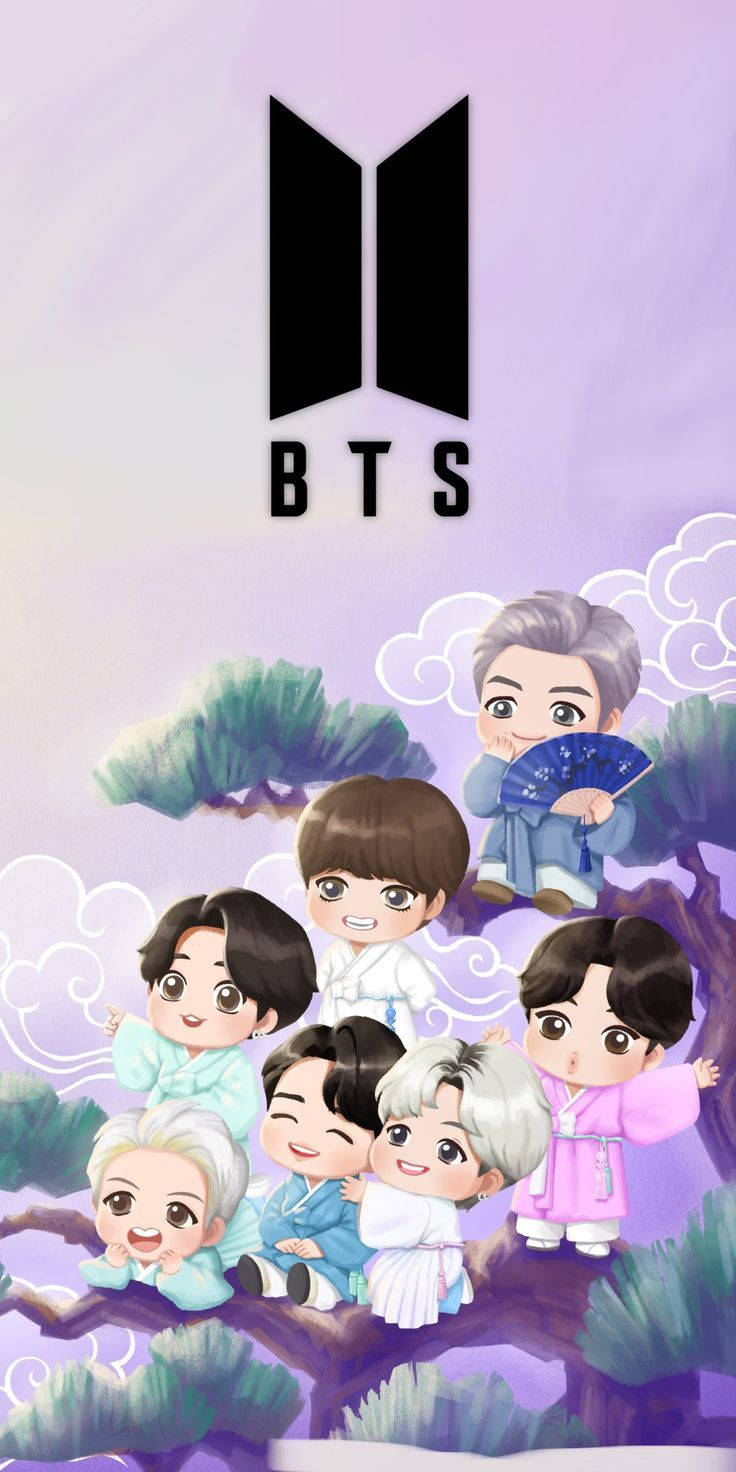 Tiny Tan BTS 樹頂小可愛 壁紙