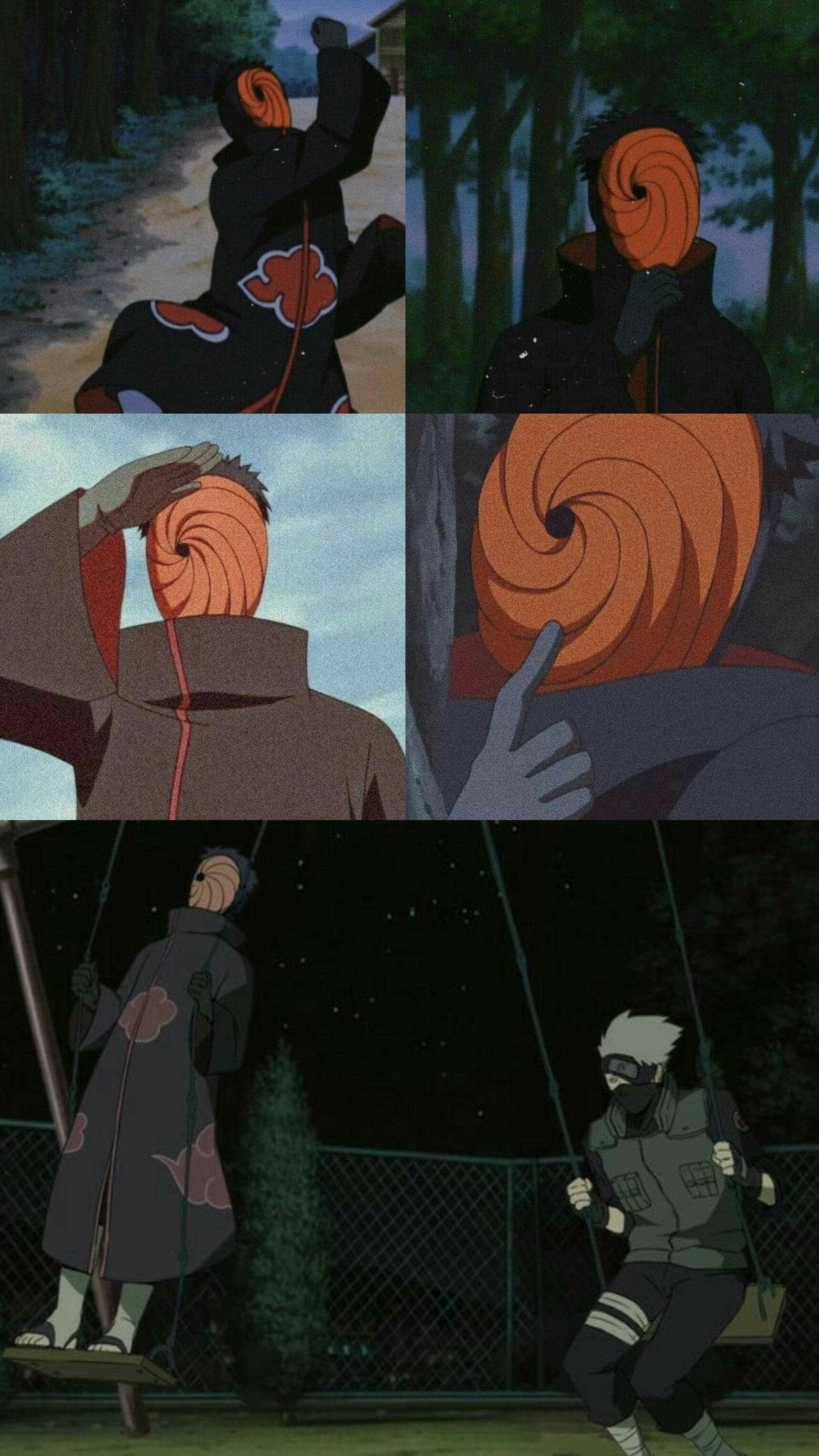 Tobi Naruto 美學拼貼 壁紙