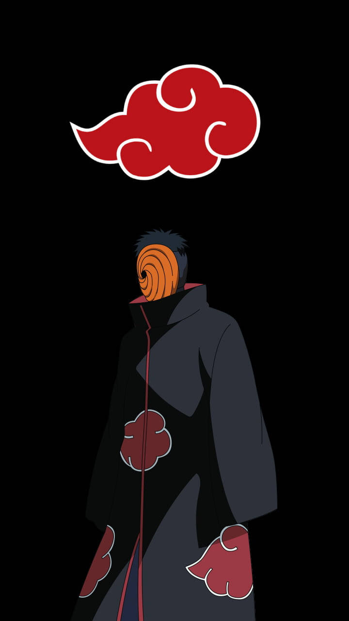 Tobi 火影忍者 晓组织 红云 壁紙
