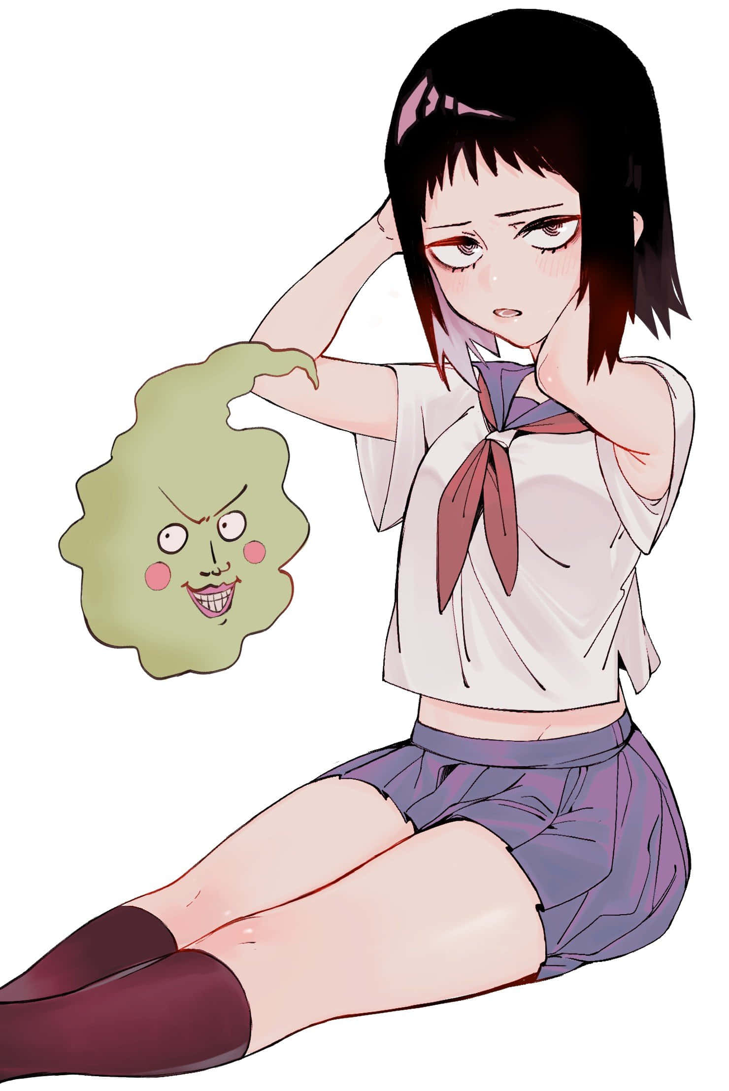 Tome Kurata 以迷人姿态展现她的魔法力量 壁紙