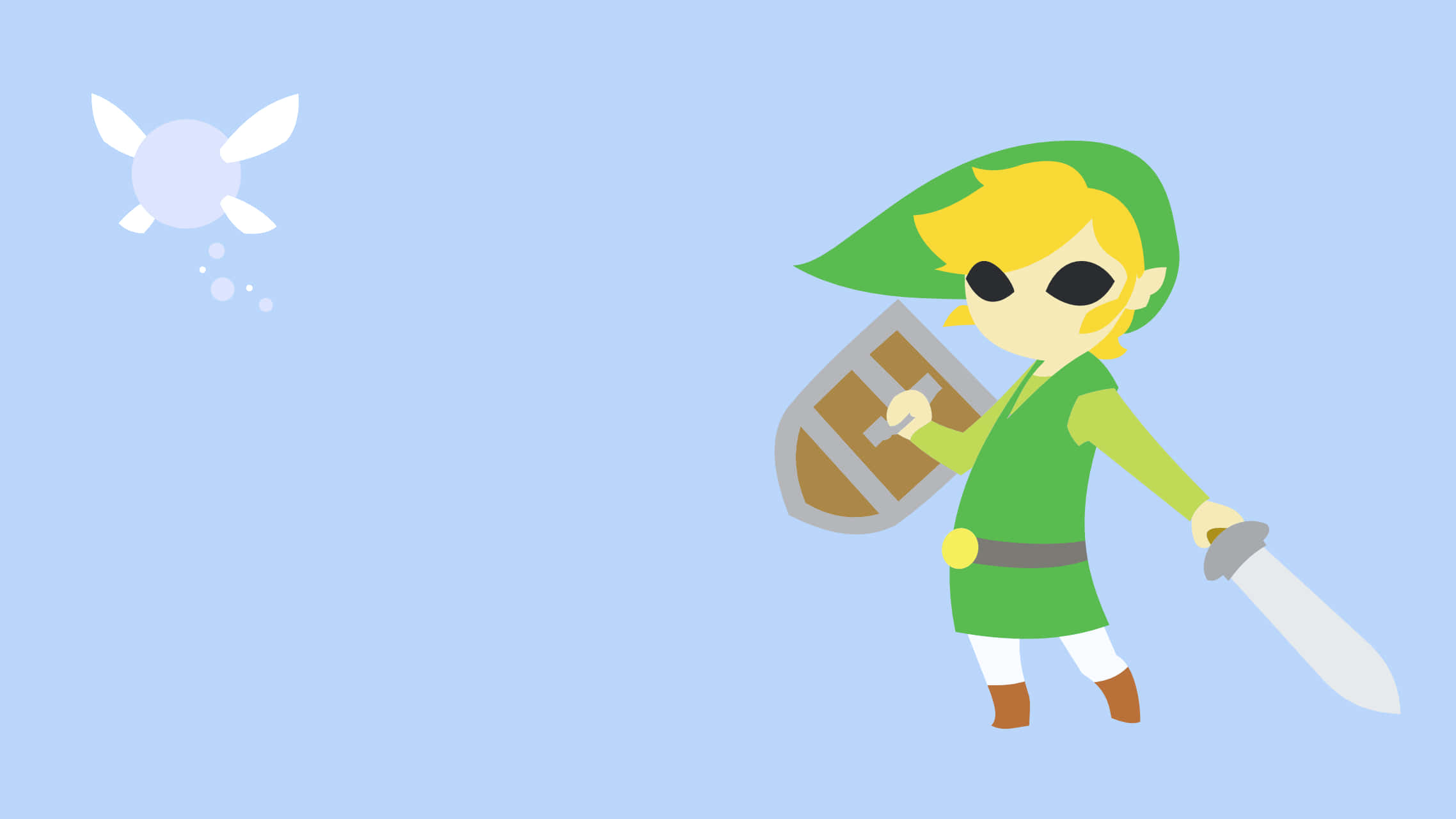 Toon Link 向量艺术插画 壁紙