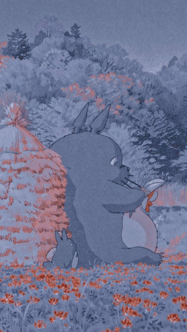 Totoro 柔和美學 壁紙