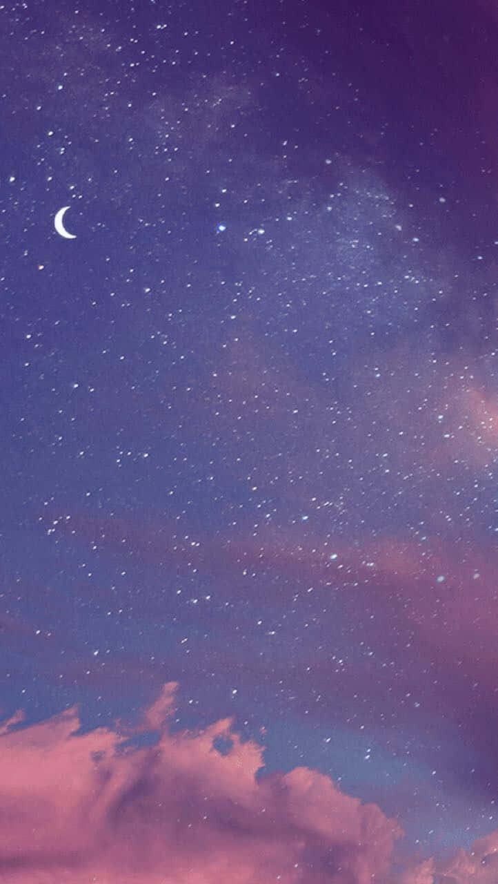 紫色星星美學Tumblr 壁紙