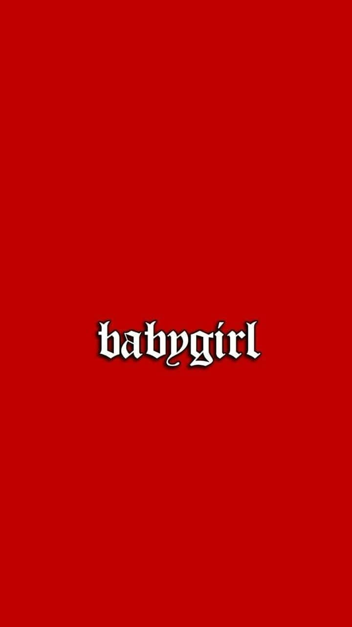 紅色美學Tumblr Babygirl 壁紙