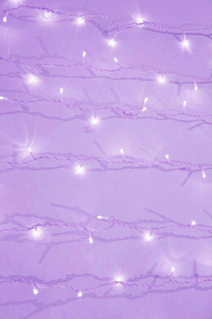 串燈淡紫 Tumblr 壁紙