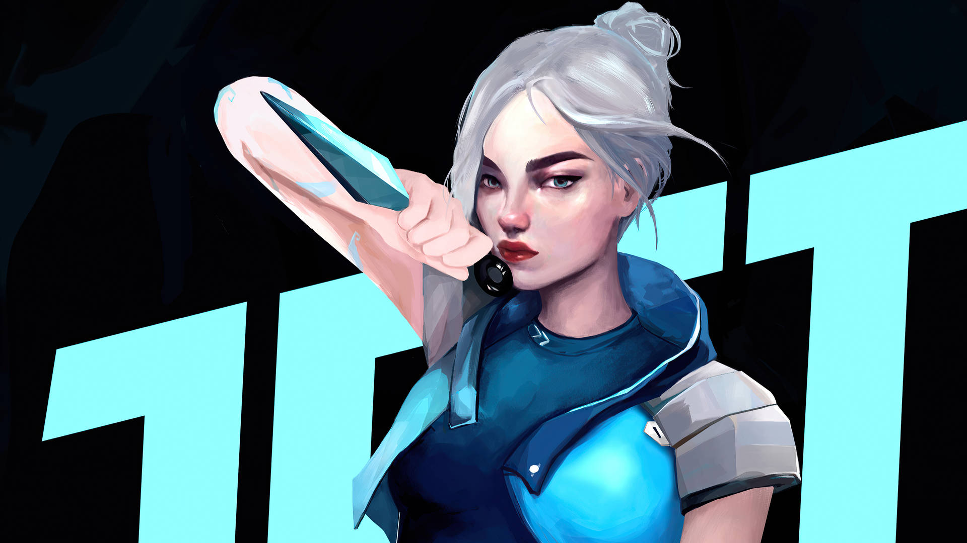 Valorant Jett 威嚇 — 瓦羅蘭 壁紙