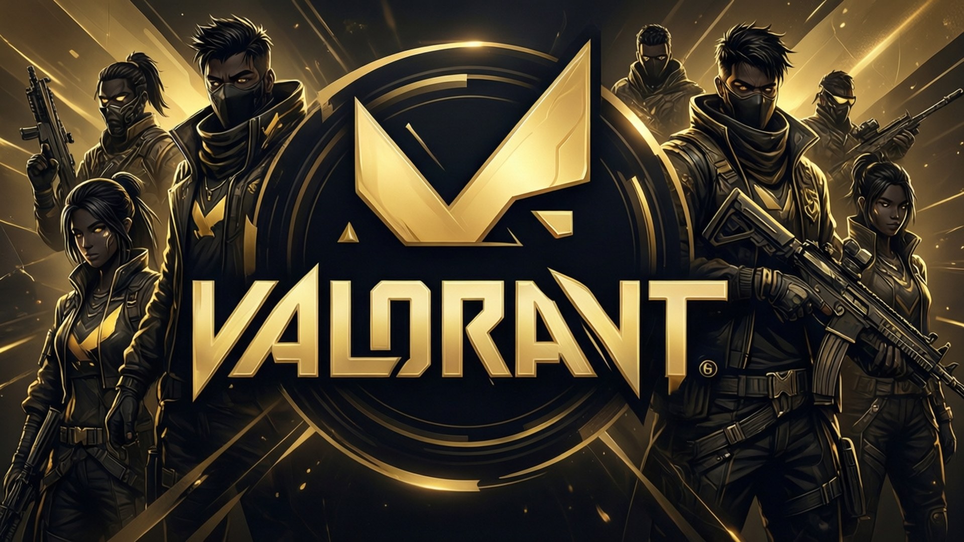 Valorant Logo 典雅設計 壁紙