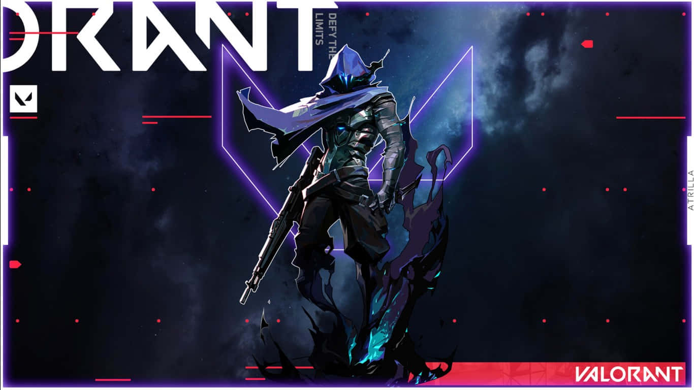 《Valorant》海報：身著戰術裝備的男性角色 壁紙