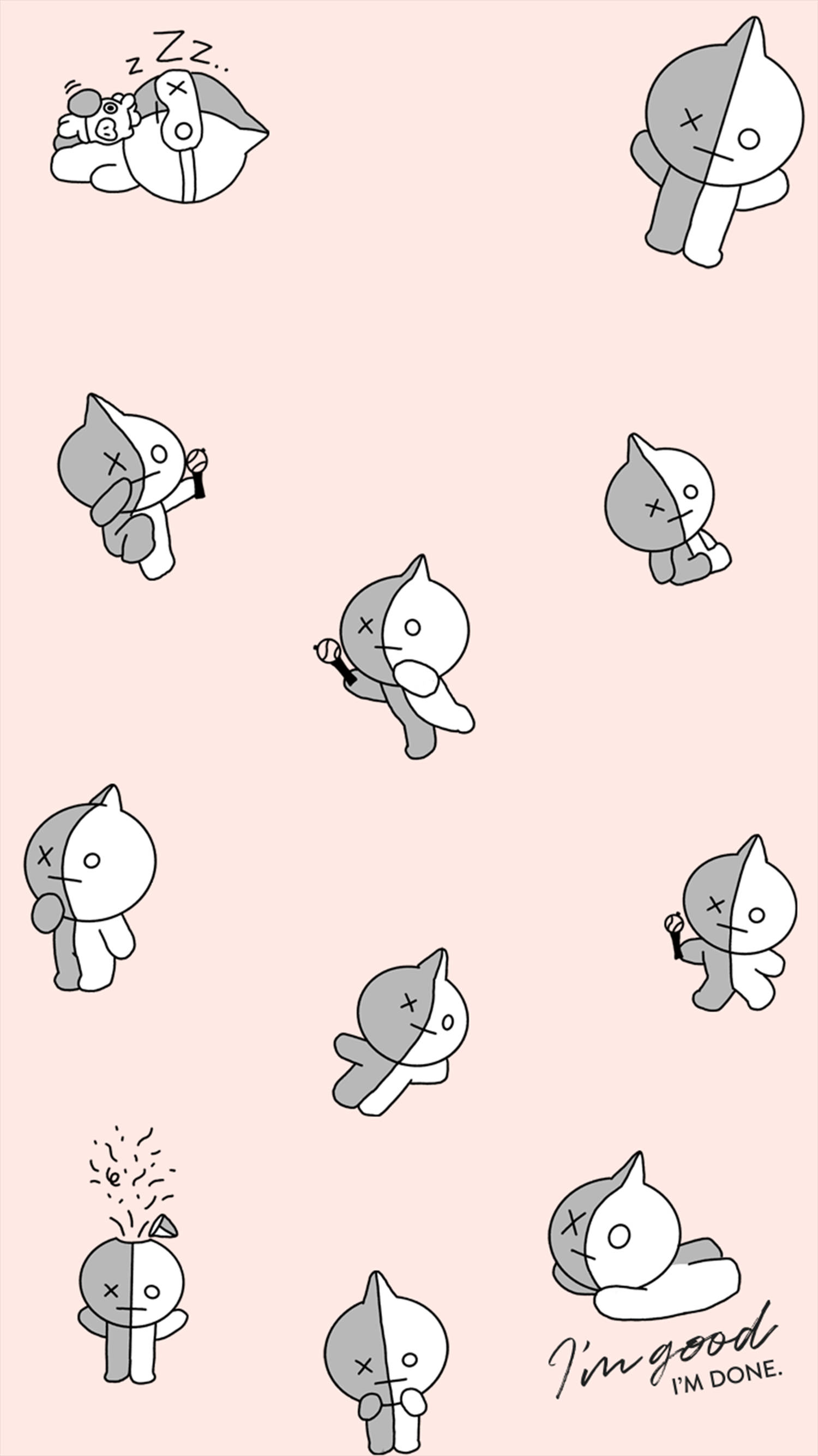 可愛Van BT21 壁紙